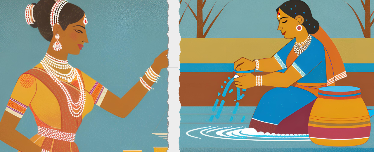 The Water Carrier and the Queens