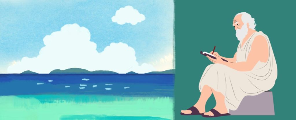 When We Feel Overwhelmed by Our Troubles – Socrates at the&nbsp;Beach